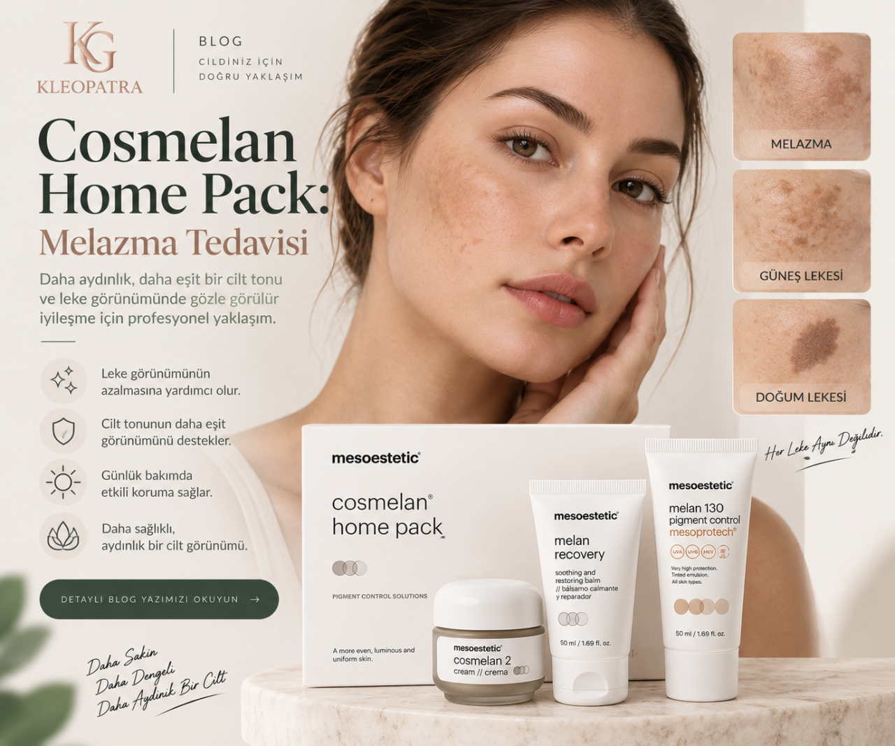 Cosmelan Home Pack: Melazma Tedavisi
