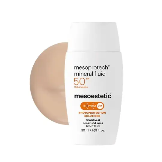 Mesoestetic Mesoprotech Mineral Fluid 50 SPF Sun Mat Güneş Kremi 50 ml