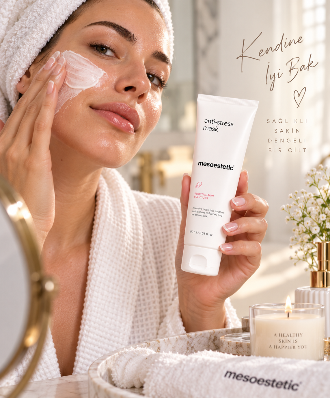 Mesoestetic Anti-Stress Mask Yatıştırıcı Hassas Yüz Maskesi 100 ml