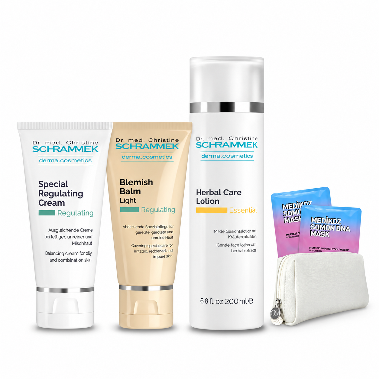 Herbal Care Lotion 200 ML + Special Regulating Cream 50 ML + Blemish Balm Light 40 ML