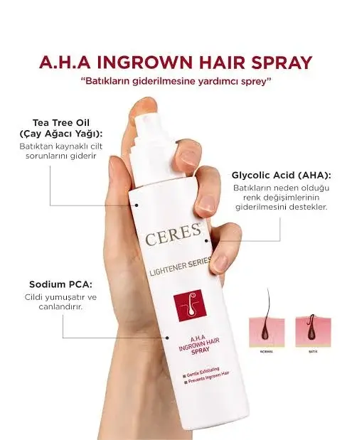 Ceres AHA Ingrown Hair Spray 200 ml