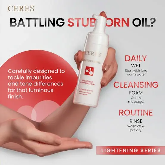 Ceres Brightening Cleansing Foam 180 ml