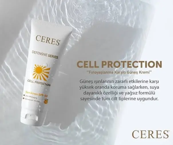 Ceres Cell Protection Sun Screen SPF 50 100 ml