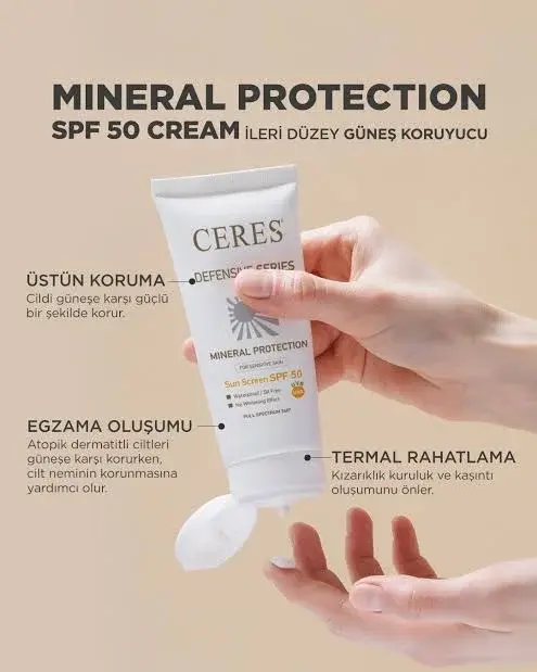 Ceres Mineral Protection Sun Screen SPF 50 50 ml