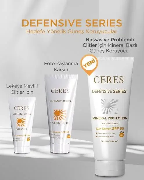 Ceres Mineral Protection Sun Screen SPF 50 50 ml
