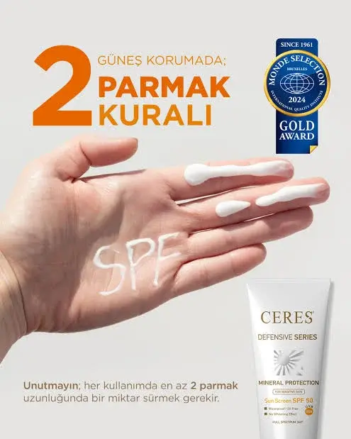 Ceres Mineral Protection Sun Screen SPF 50 50 ml