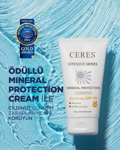 Ceres Mineral Protection Sun Screen SPF 50 50 ml