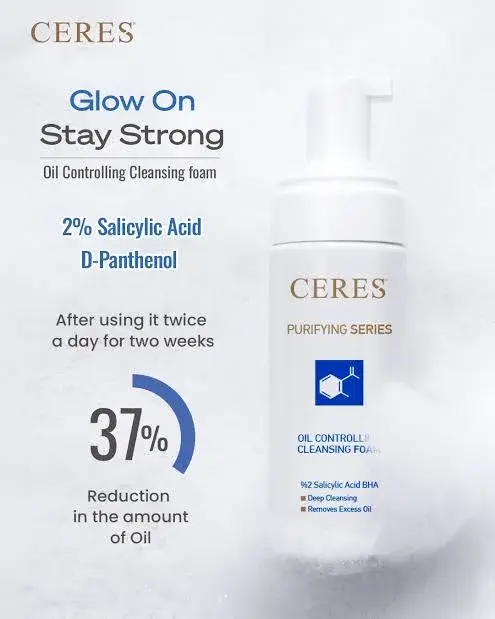 Ceres Oil Controlling Cleansing Foam 180 ml