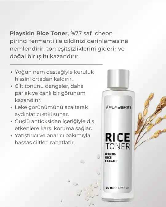 Playskin Rice Toner İncheon Rice Exctract 200 ml