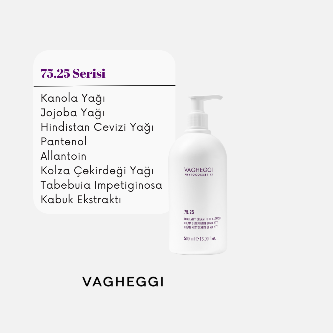 75-25 LONGEVITIY CREAM TO OIL CLEANSER, 500 ML