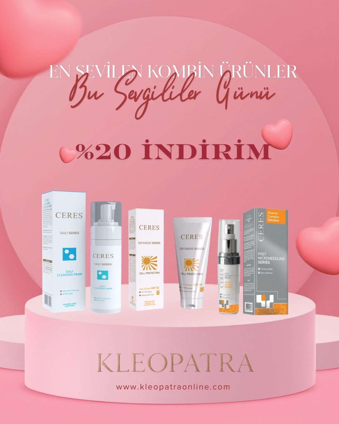 CERES 3’LÜ SET KAMPANYASI %20 İNDİRİM