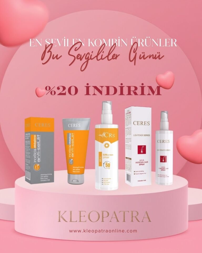 CERES 3’LÜ VÜCUT BAKIM SETİ %20 İNDİRİM