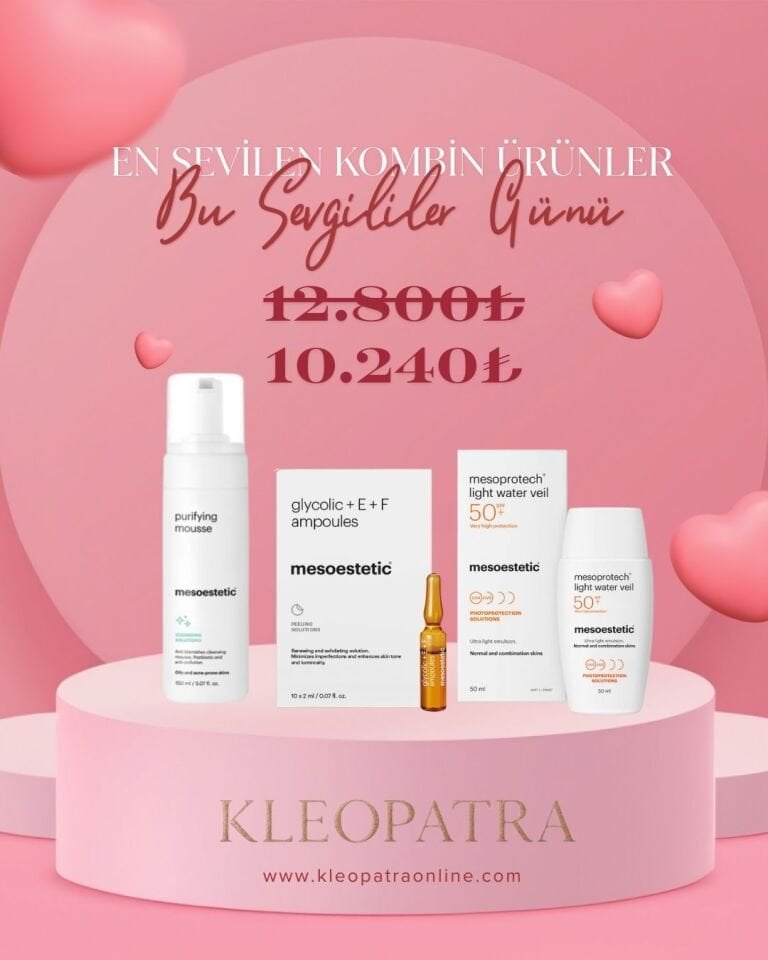 MESOESTETIC 3’LÜ ARINDIRMA VE YENİLEME SETİ %20 İNDİRİM